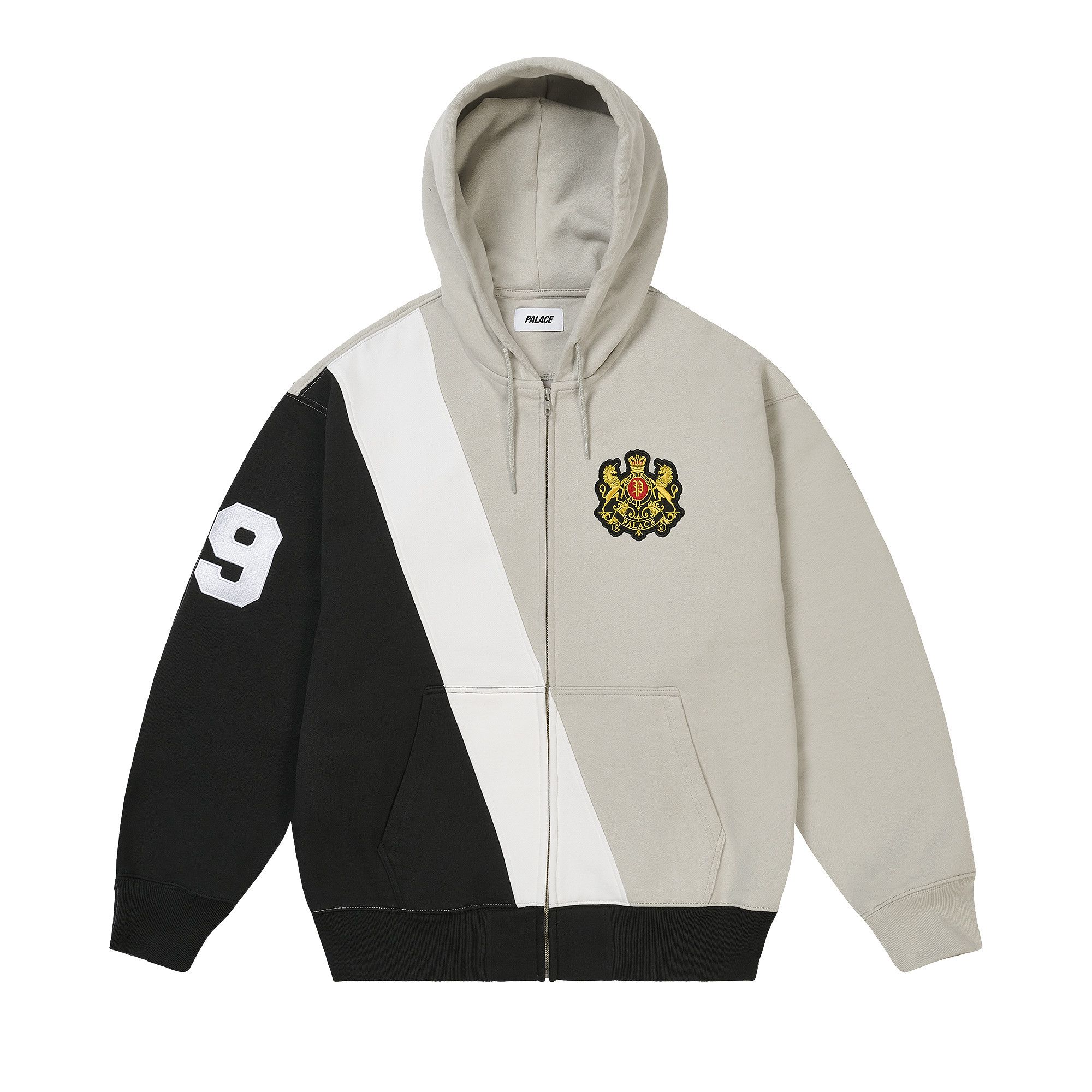 Buy Palace Established Zip Hood 'Grey' - P30CS003 | GOAT