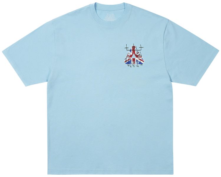 Palace King Tri T Shirt Skyline Blue