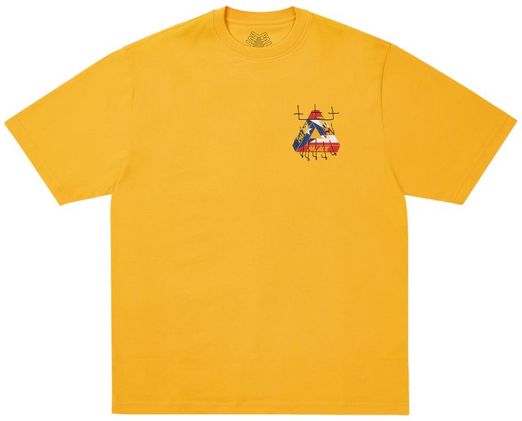 Palace King Tri T Shirt Sunny Yellow