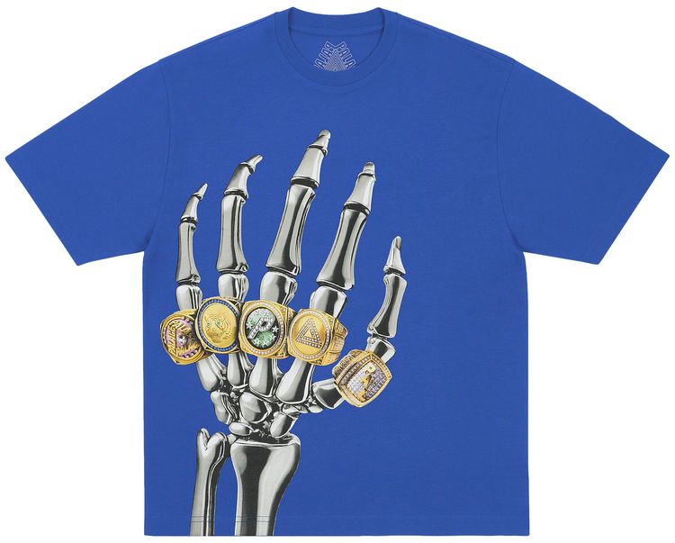 Palace Mechanical Champion T Shirt Deep Sea Blue