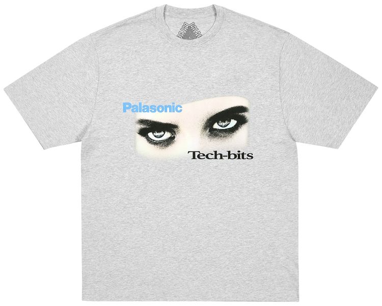 Palace Viewfinder T Shirt Grey Marl