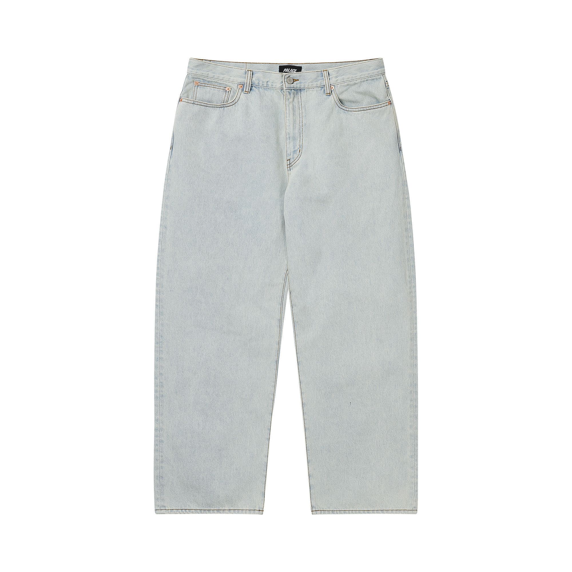 Buy Palace Le Script P90 Baggy Jean 'Light Acid Wash' - P30T007 | GOAT