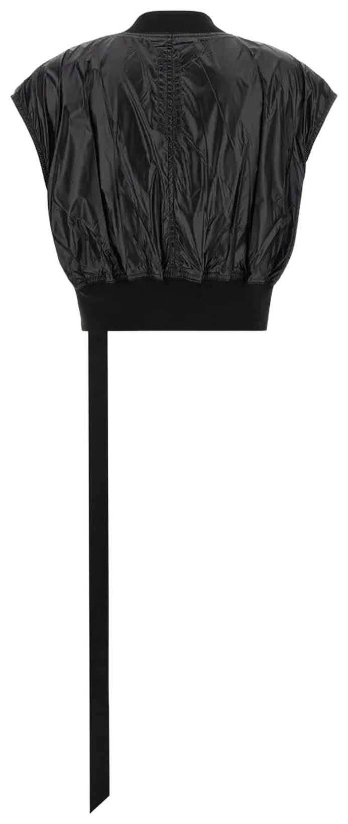 Rick Owens DRKSHDW Senza Maniche Tatlin Bomber Black