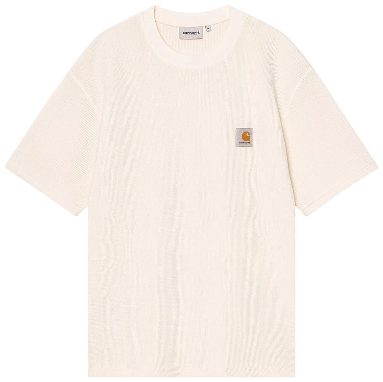 Carhartt WIP Short Sleeve Nelson Waffle T Shirt Natural