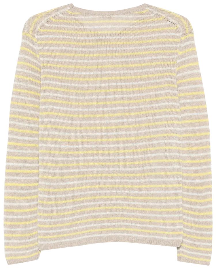 Auralee Summer Cashmere Pullover BeigeYellow