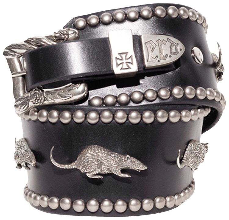 Enfants Riches Deprimes Rat Chase Waist Belt Black
