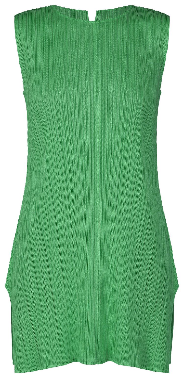 Pleats Please Issey Miyake Monthly Colors March Dress Grass Green