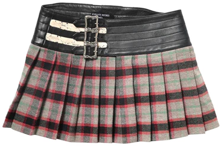 Enfants Riches Deprimes Dog In Restraint Skirt BlackWhiteMulticolor