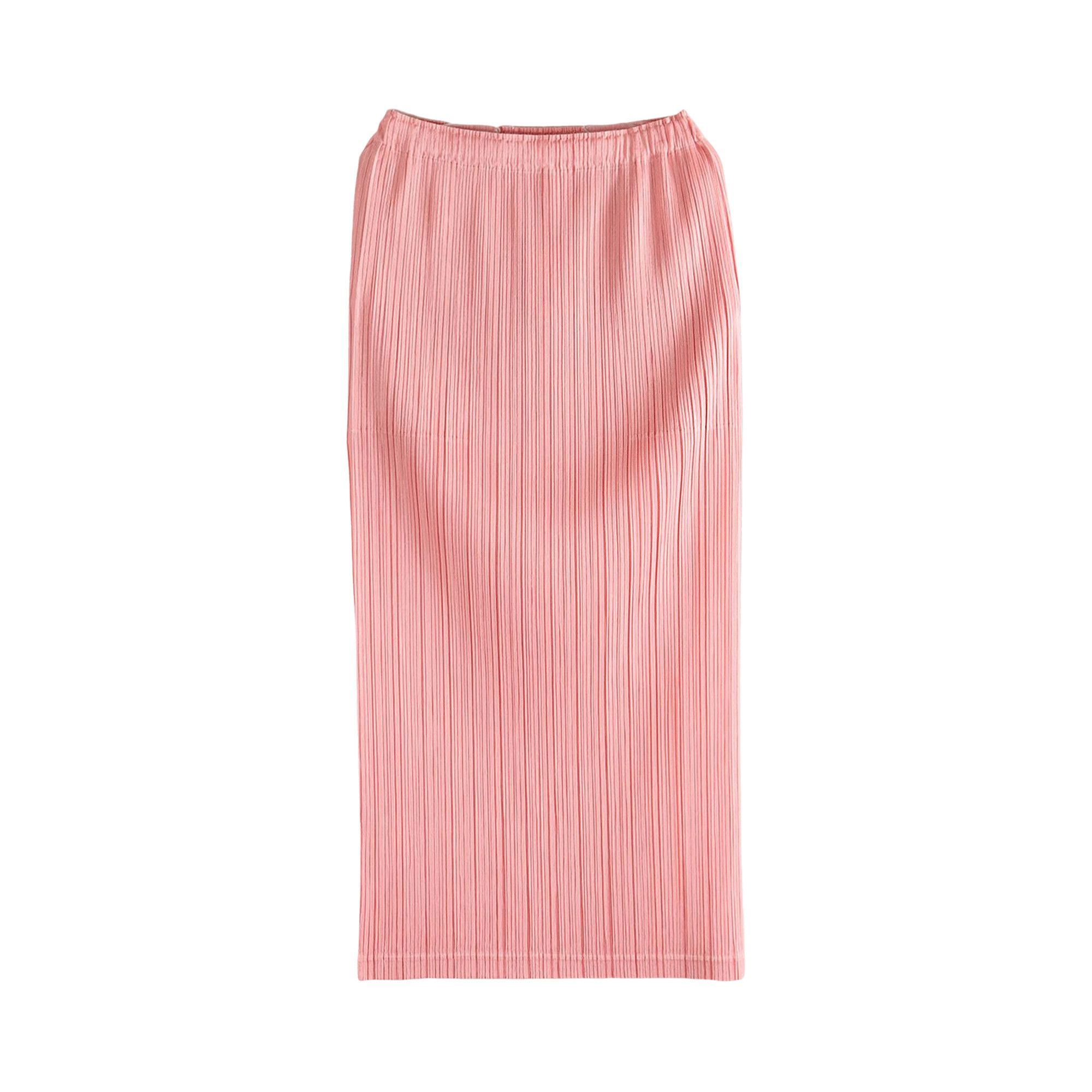 Buy Pleats Please Issey Miyake Thicker Bottoms 2 Skirt 'Coral Pink