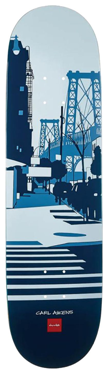 Chocolate Skateboards City Series Skateboard Deck Carl Aikens