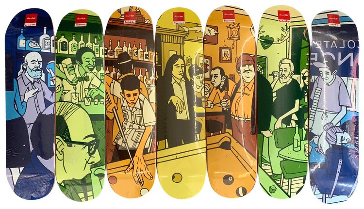 Chocolate Skateboards Bar Series Skateboard Decks Multicolor Set Of 7