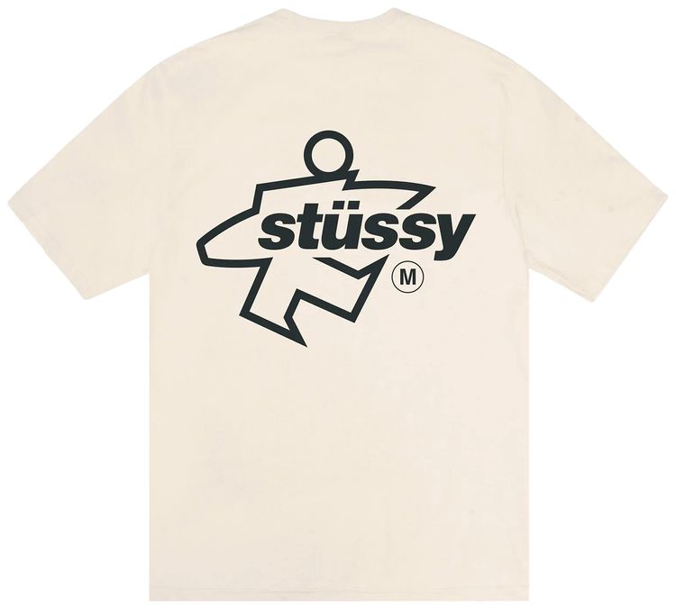 Stussy Surf Size Pigment Dyed Tee Natural