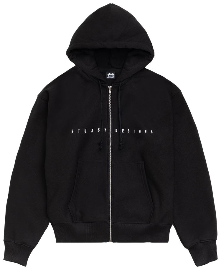 Stussy S Box Zip Hoodie Black
