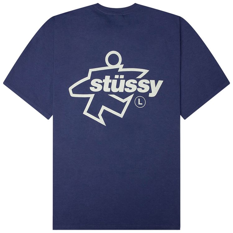 Stussy Surf Size Pigment Dyed Tee Indigo