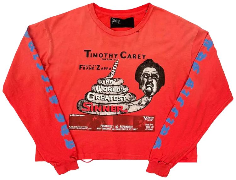 Paly Hollywood East Of Eden Long Sleeve T Shirt Red