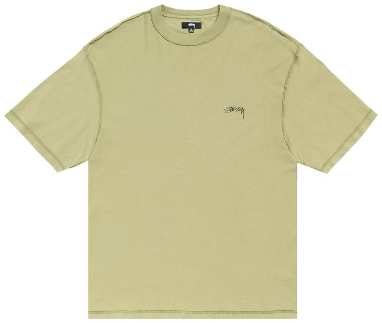 Stussy Lazy T Shirt Light Olive