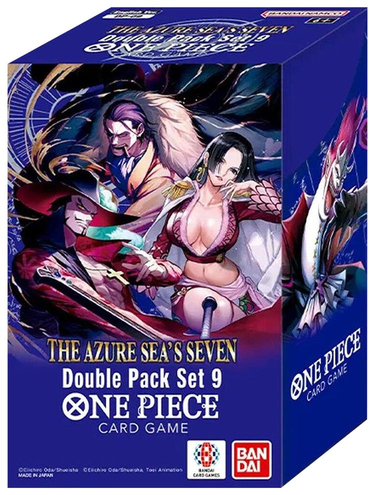 Bandai One Piece Card Game The Azure Seas Seven Double Pack Set DP 09