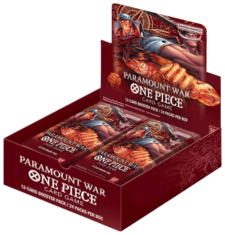 Bandai One Piece Card Game Paramount War Booster Box OP 02  No Shrink