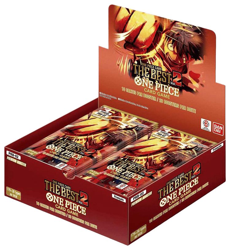Bandai One Piece Card Game The Best Vol 2 Booster Box PRB 02   No Shrink