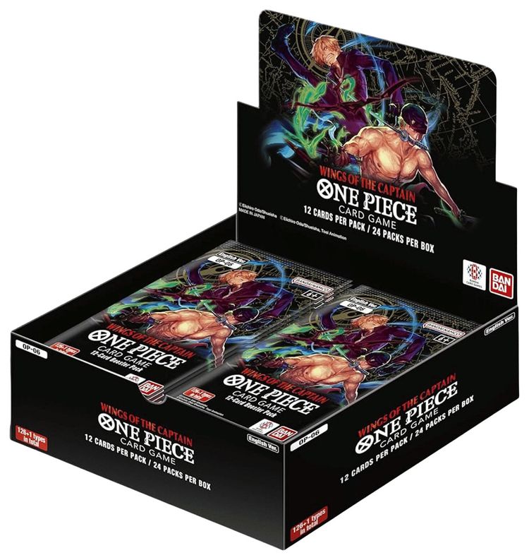 Bandai One Piece Card Game Wings Of The Captain Booster Box OP 06   No Shrink