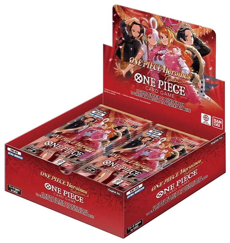 Bandai One Piece Card Game Heroines Edition Extra Booster Box EB 03   No Shrink