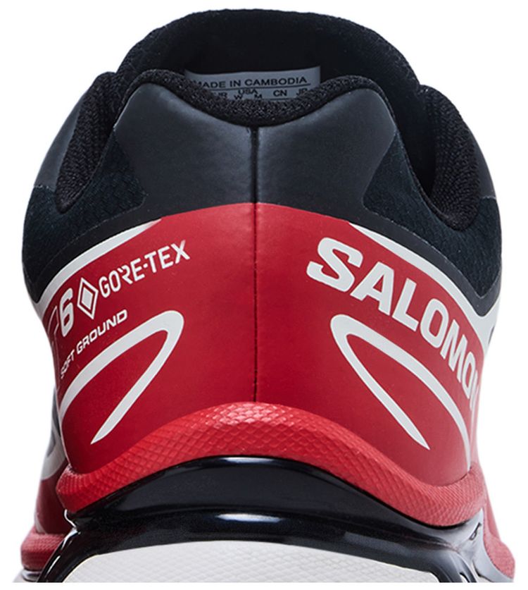Salomon XT 6 GORE TEX Black Flame Scarlet
