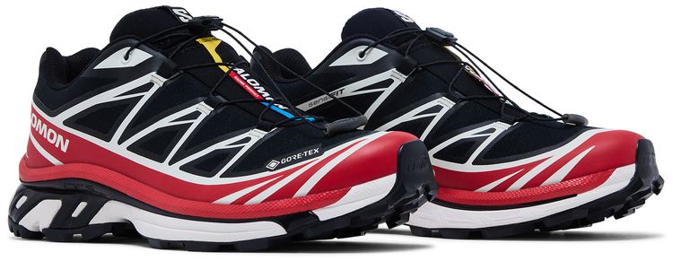 Salomon XT 6 GORE TEX Black Flame Scarlet