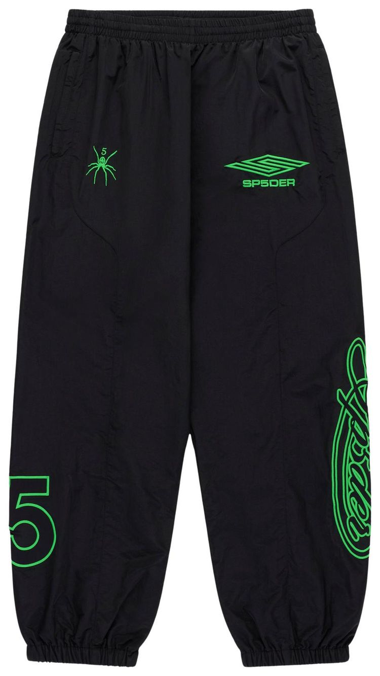 Sp5der Script Warm Up Pant Black