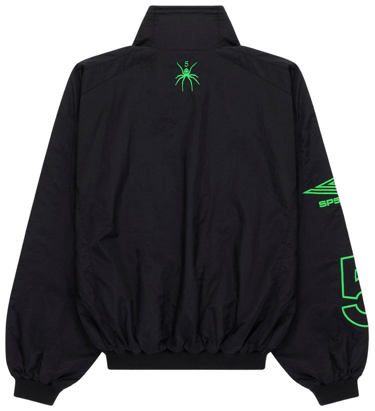 Sp5der Script Warm Up Jacket Black