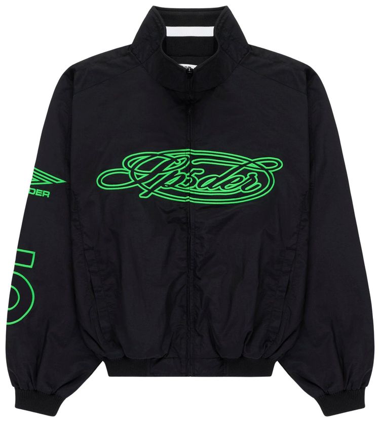 Sp5der Script Warm Up Jacket Black