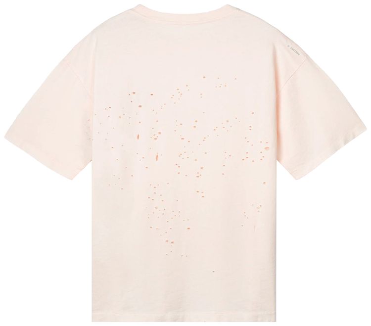 SATISFY MothTech Running T Shirt Sun Bleached Rosewater