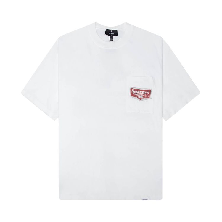 Represent Clo Nothing Faster T Shirt Flat White