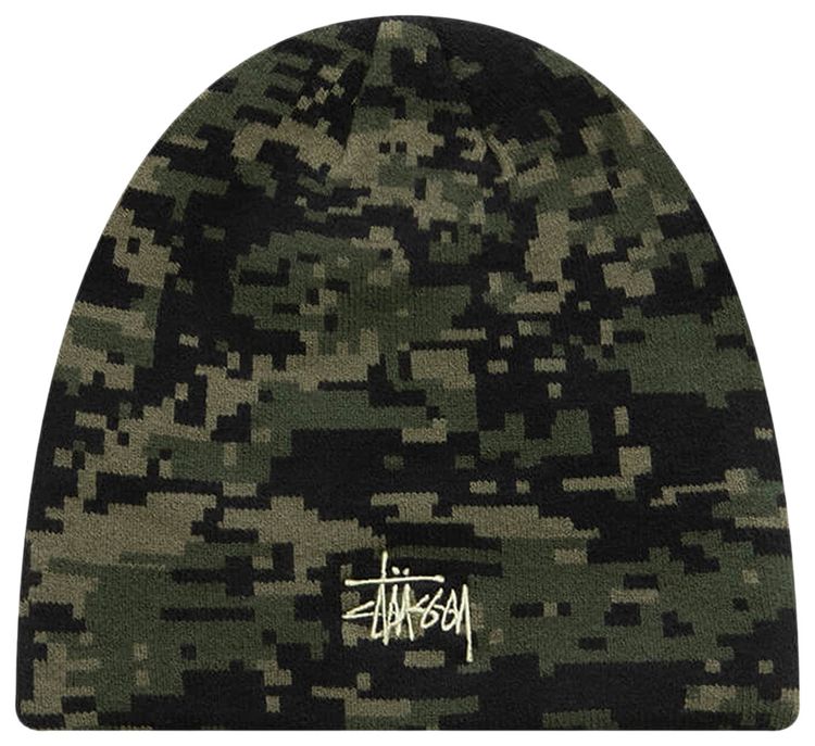 Stussy Basic Digi Camo Skullcap Green