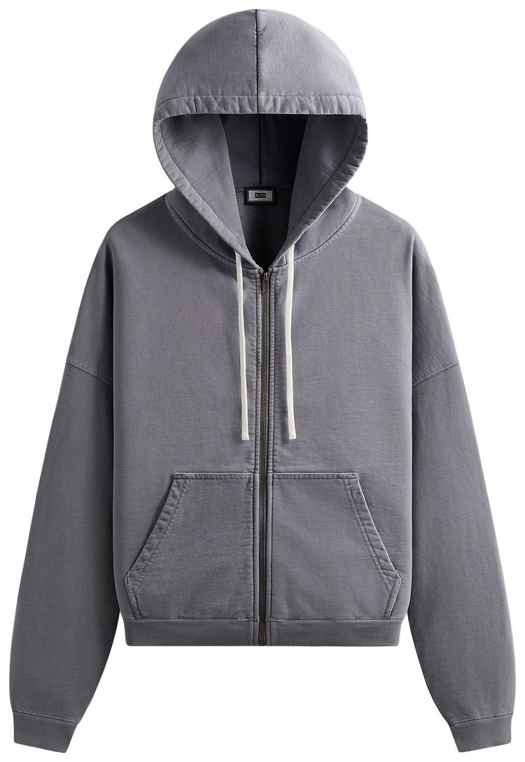 Kith 101 Soft Brushed Terry Braxton Zip Hoodie Influence