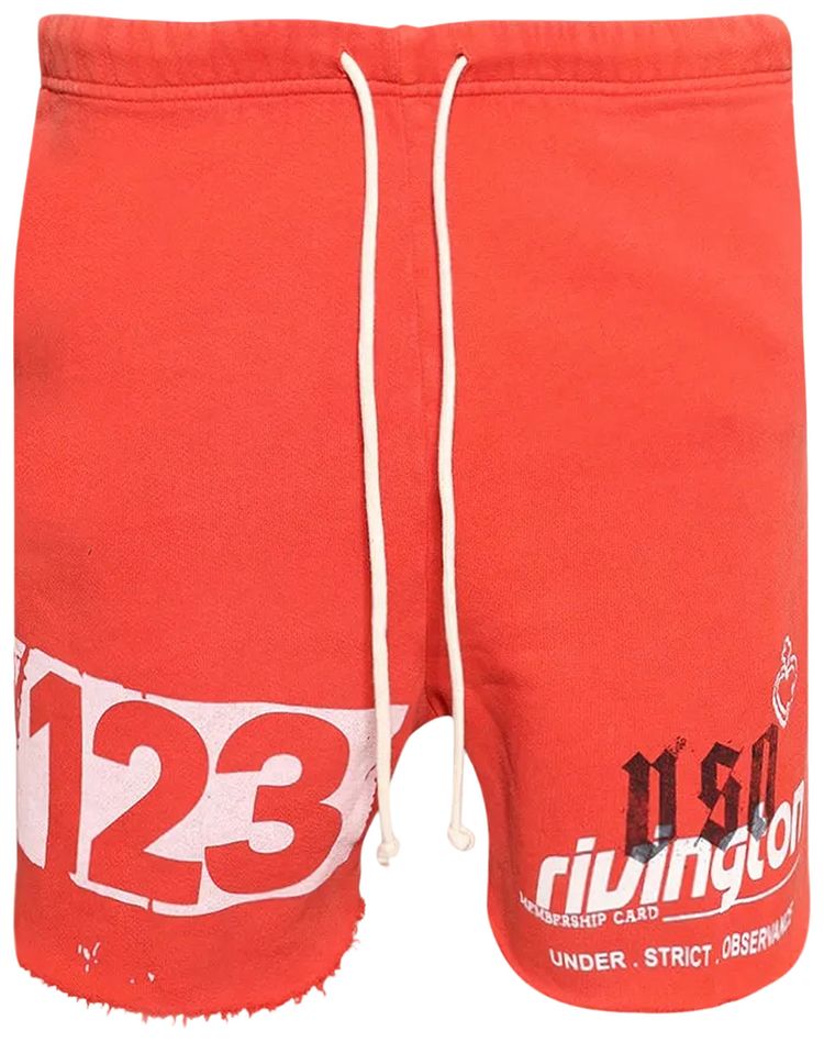 RIVINGTON roi Rebis Membership USO Shorts Red