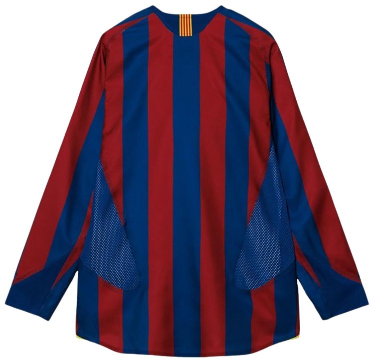 Nike FC Barcelona 200506 Reissue Replica Long Sleeve Jersey RedBlue
