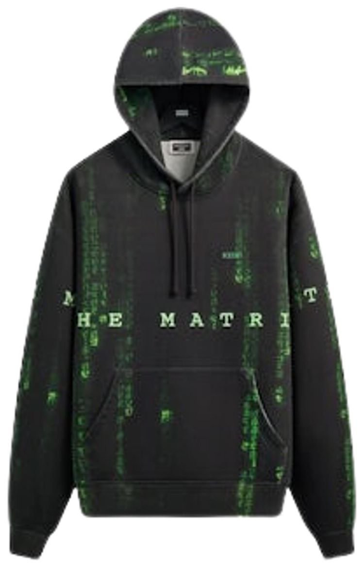 Kith For The Matrix Code Vintage Nelson Hoodie Black