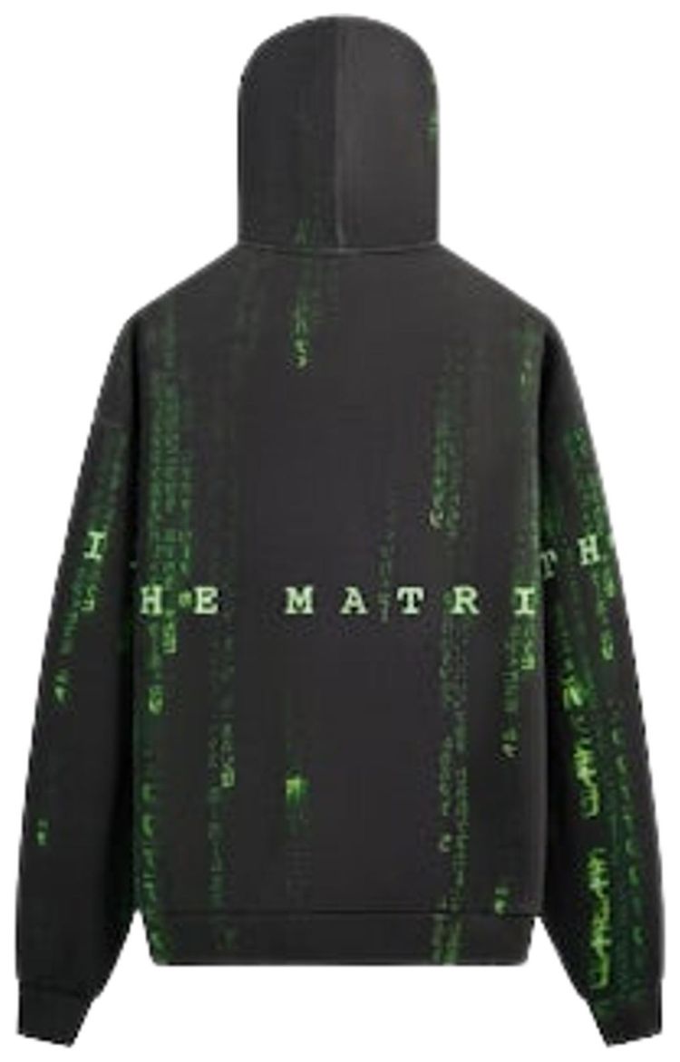 Kith For The Matrix Code Vintage Nelson Hoodie Black