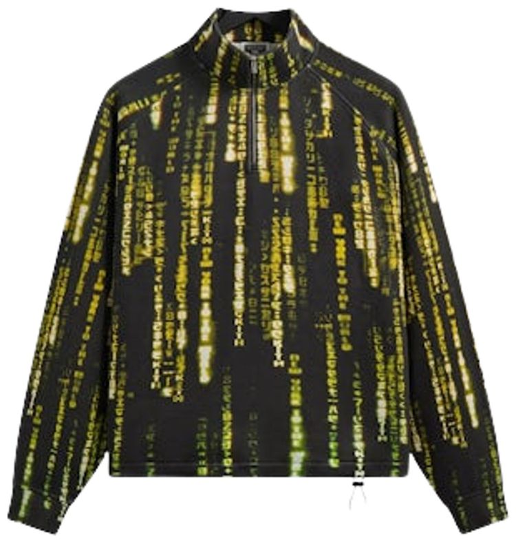 Kith For The Matrix Code Vintage Nelson Quarter Zip Black