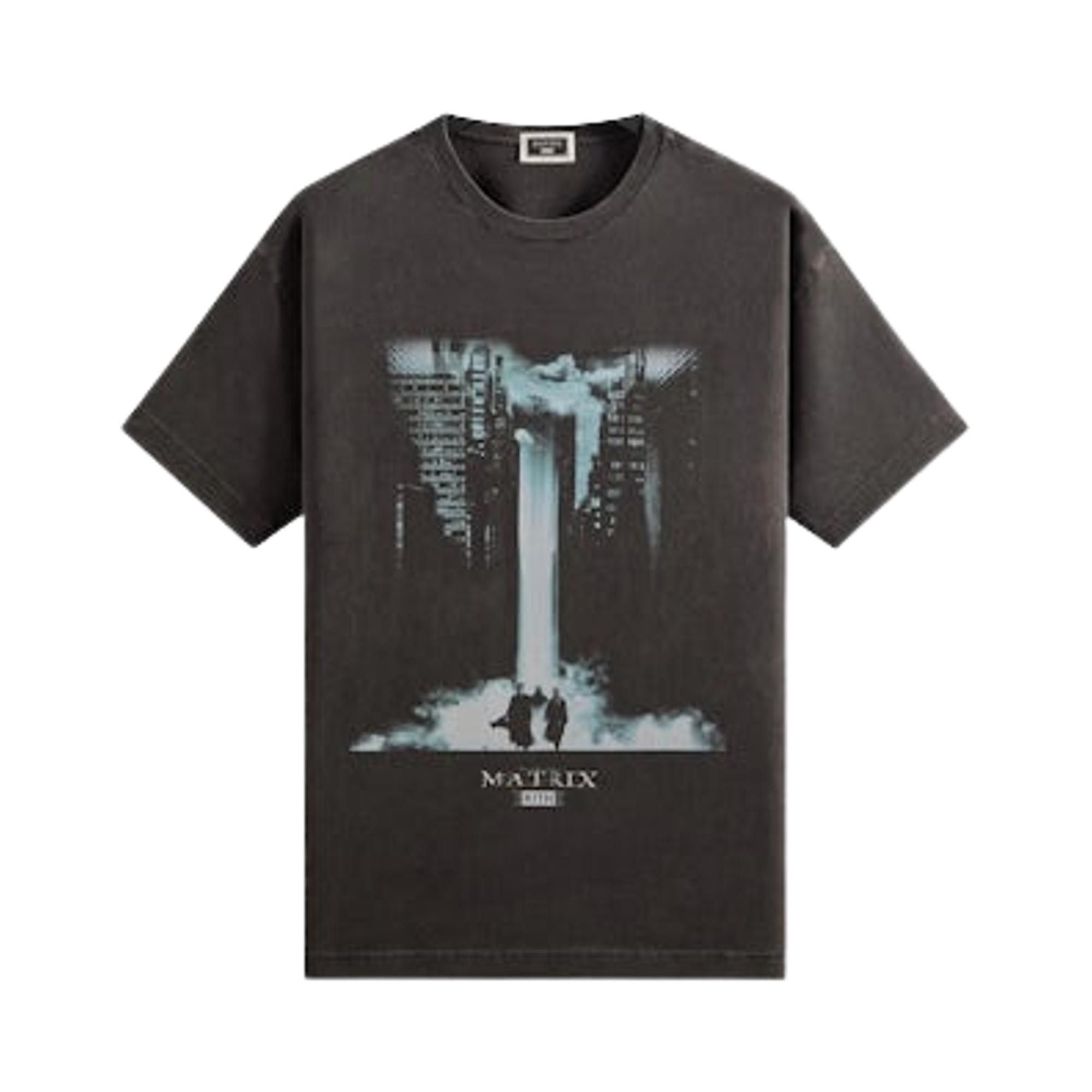 Buy Kith For The Matrix Poster 2 Vintage Tee 'Black' - KHM035053