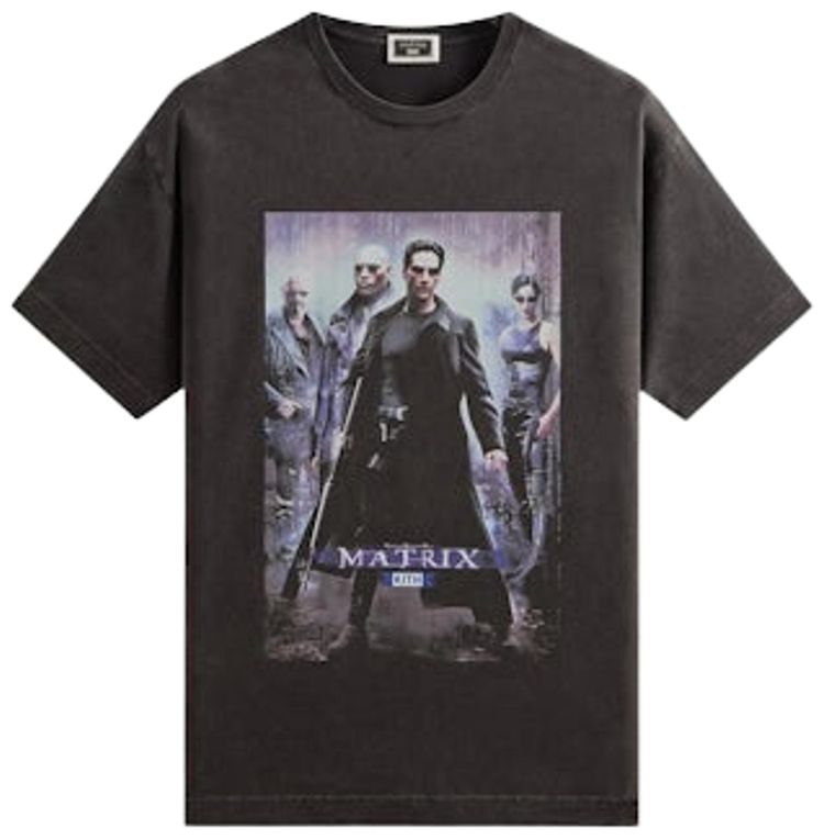 Kith For The Matrix Poster Vintage Tee Black