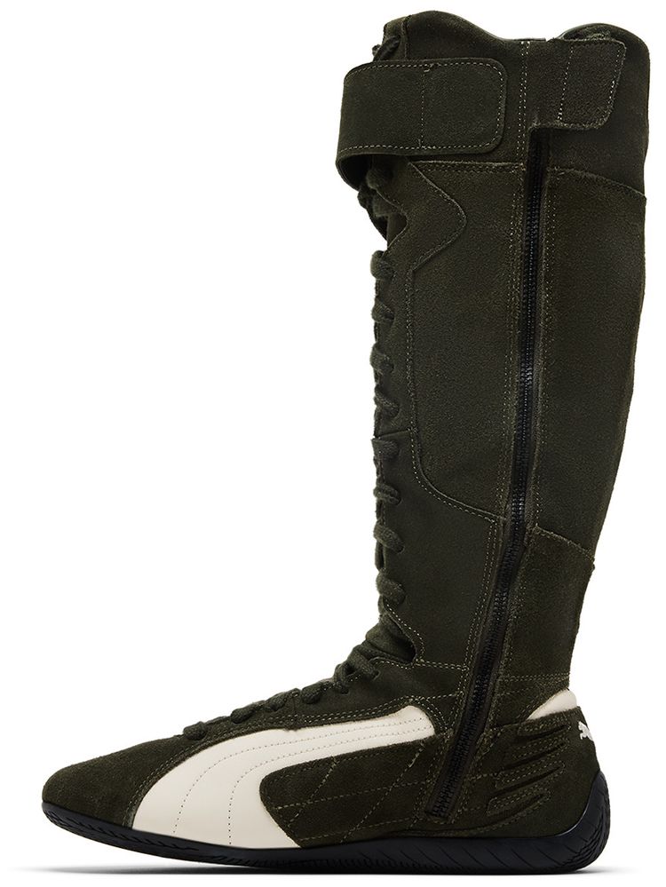 Puma Wmns Speedcat Boot Dark Olive Frosted Ivory