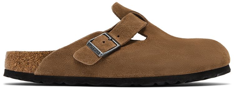 Birkenstock Boston Soft Footbed Sandal Dark Tea