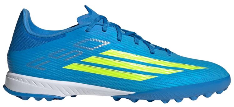 adidas F50 League TF Lucid Ray Blue Team Solar Yellow 2 Lucid Aquamarine