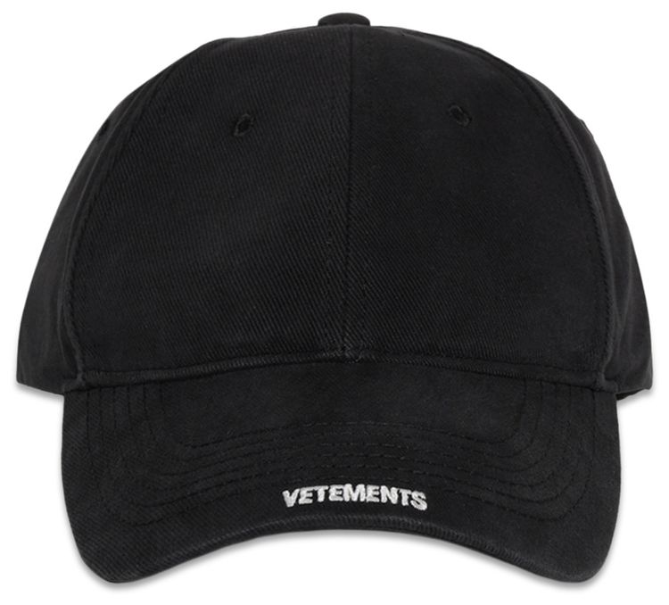 Vetements Nano Logo Cap Black
