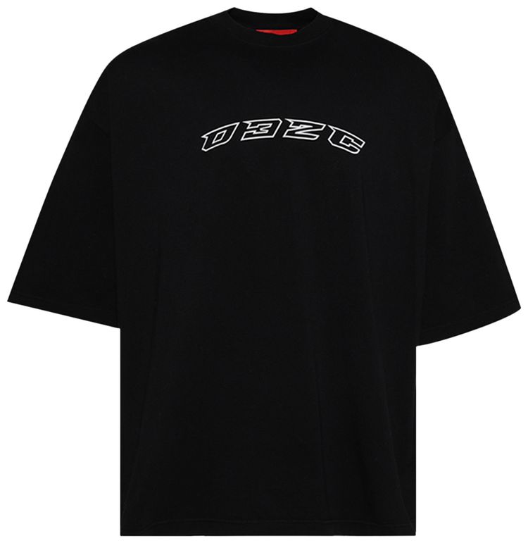 032C Hansel And Gretel Oversized T Shirt Washed Black