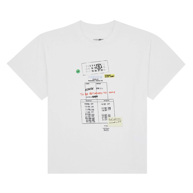 MM6 Maison Margiela T Shirt Off White