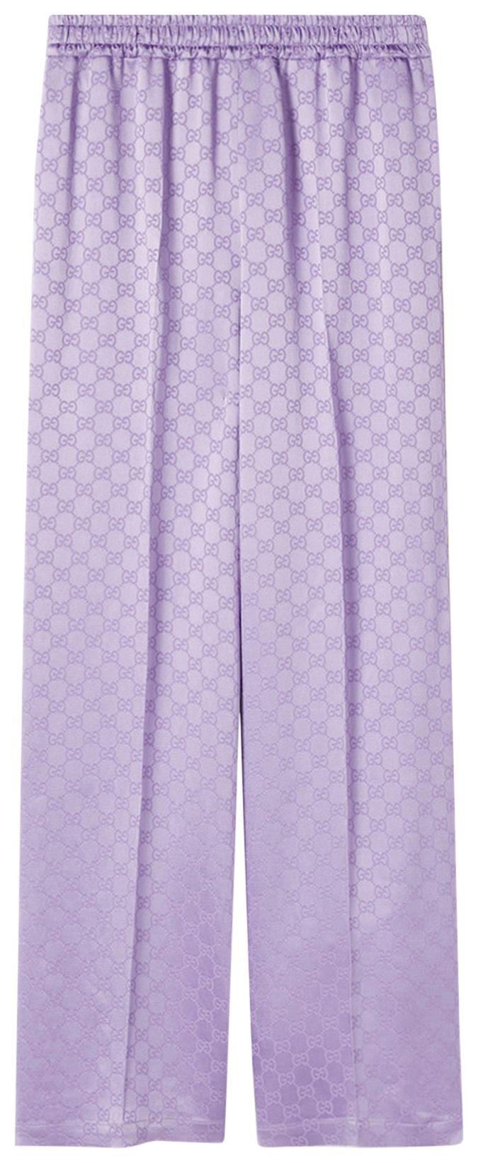 Gucci Viscose Mix Jacquard Pant Wisteria Lilac