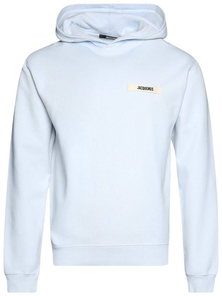 Jacquemus Le Hoodie Gros Grain Light Blue