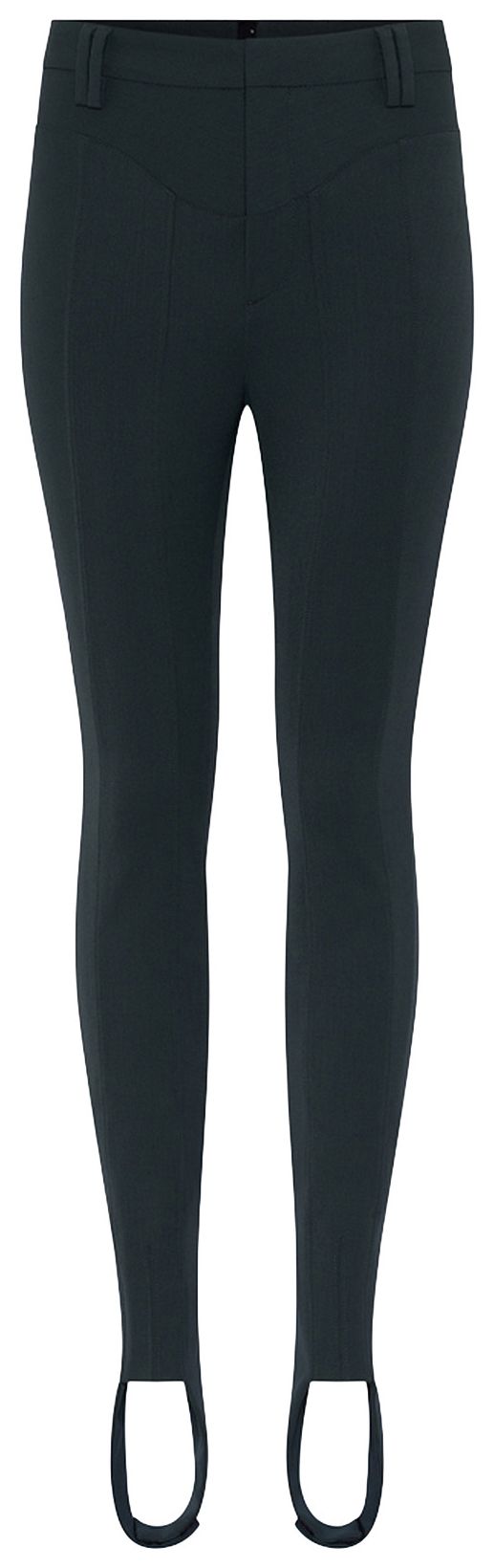 Jean Paul Gaultier Equestrian Leggings With Agraffe Detail Military Black
